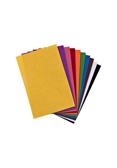 Karışık Renklerde 40 Adet A4 Boyutunda Keçe - 20x30 Cm