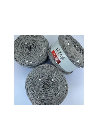Pullu Örgü Ipi 104 Cotton-pamuk Ince Pullu Örgü Ipi % 75 Pamuk 100 Gr 310 M D'ior 1 Adet