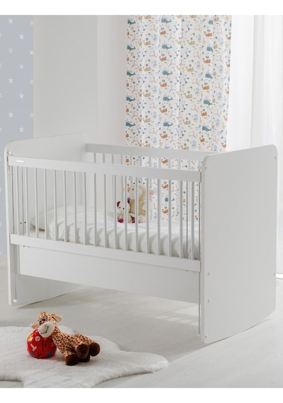 Bw1075 - Pratik Anne Yanı Sallanır Beşik Beyaz 60x120 Beyaz