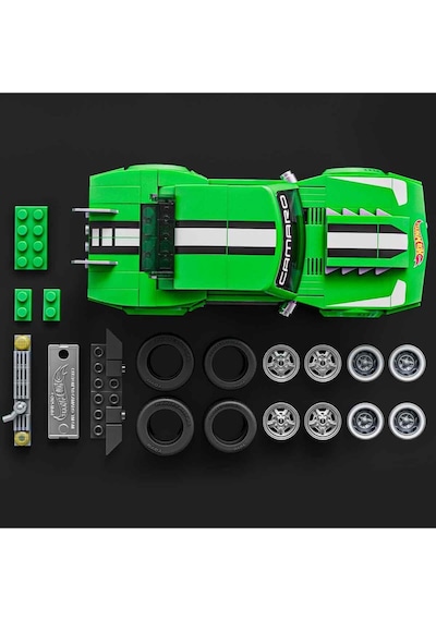Hot Wheels Speed Serisi Custom 68 Camaro Araba 289 Parça Jft16 Yeşil