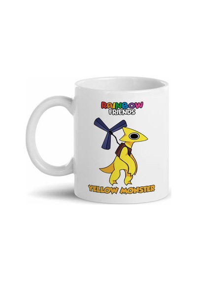 Rainbow Friends Yellow Monster Baskılı Kupa Bardak Mr-13