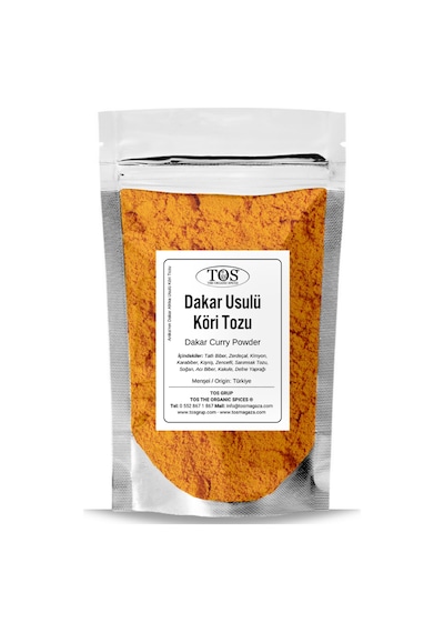 Anika'nın Dakar Afrika Usulü Köri Tozu 100 Gr Anika's Dakar African-style Curry Powder