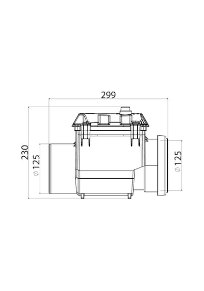 125 Mm Kilitli Krom Paslanmaz Klapeli Çekvalf