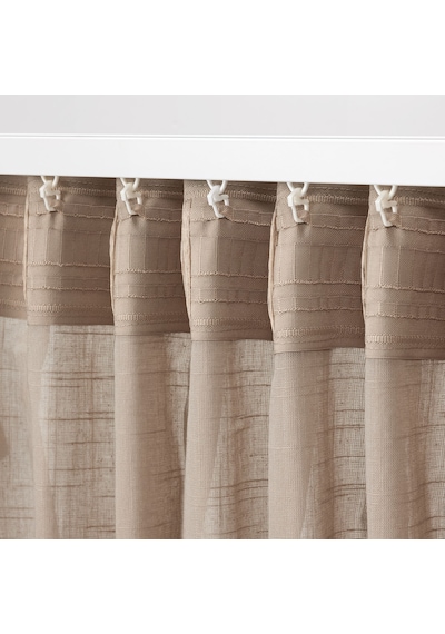 Ikea Sılverlönn Fon Perde 145x300 Cm Bej