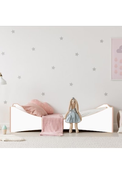 Markaawm Montessori Yatak Mdf Çocuk ve Bebek Karyola Happy