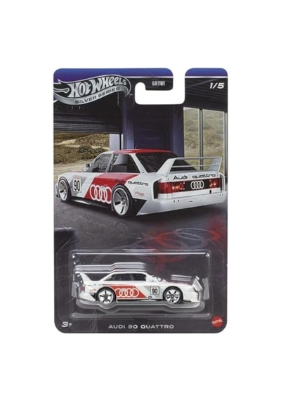Hot Wheels Silver Series 1:64 Tekli Arabalar - Audı 90 Quattro Grt01 - Jky15