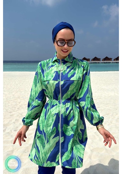 Kahijab Palm Tesettür Mayo - Yeşil Yeşil