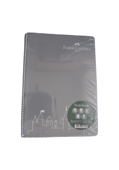 Faber - Castell 80 Yaprak Kareli A4 Spiralli Defter