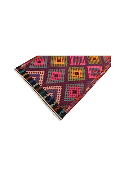 Kilim Antik El Dokuması Otantik Bergama İzmir Yörük Yün Cecim Kilimi 0144 - Yeni - Çok Renkli