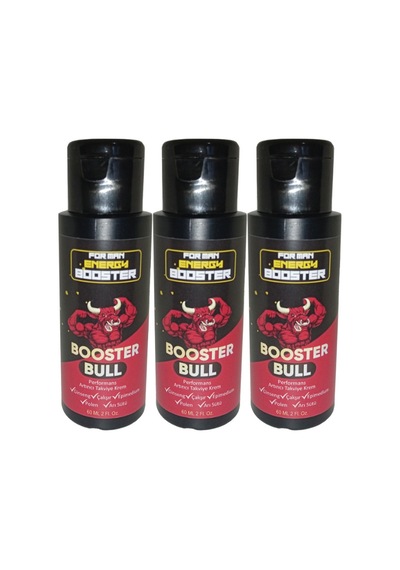 Booster Bull 3 Adet Erkeklere Özel Yüksek Hızlı Katılık Aktivasyon Kremi 60 Ml / 3 Adet 60 Ml