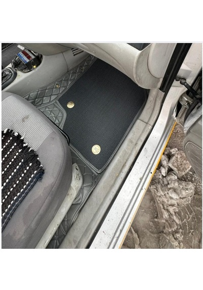 Hyundai Accent Admira 2006-2012 Arası Aracına Özel 8d Çift Katmanlı Havuzlu Paspas Takım Gri