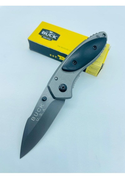 Buck Marka Ahşapkasa Kamp Çakı //x11-14cm Açık Gri
