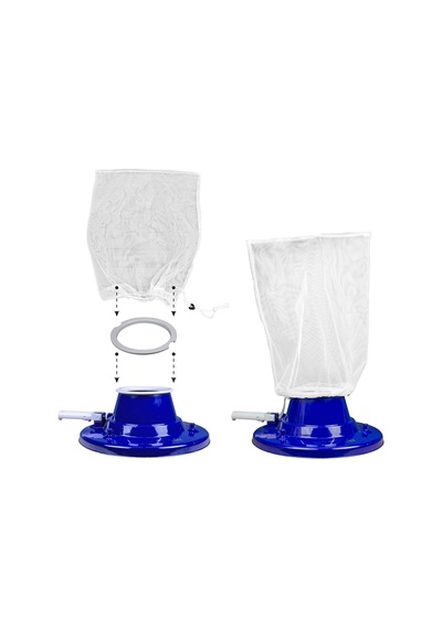 Lexroo Deluxe Mesh Çok Amaçlı Yedek Yüzme Havuzu Ve Spa Vakum Çantası, Beyaz