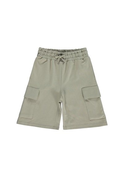 Civil Boys Basic Kargo Cepli 6-9 Yaş Kapri - Gri Soft Gri
