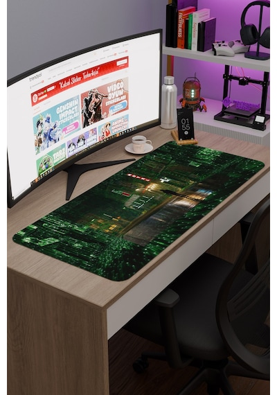 Matrix 2 V2 90x40 Xxl Gaming Kauçuk Kaymaz Taban Mouse Pad Fare Altlığı