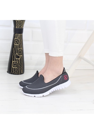 Nesil Shoes Dvm 801 Gri Faylon Taban Kadın Yürüyüş Ayakkabısı-gri Gri