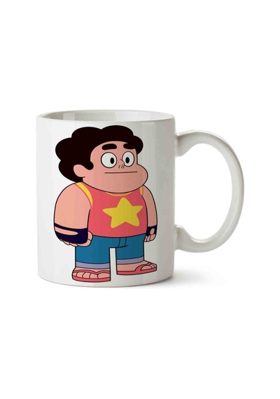 Chibi 2 Porselen Kupa Bardak Beyaz