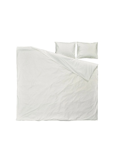 Ikea Bandknıppe Çift Kişilik Nevresim Takımı 220 X 240 Cm Beyaz - Yeşil