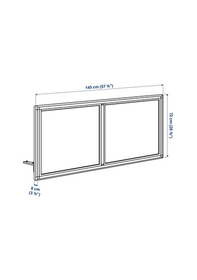 Ikea Mıttzon Çalışma Masası Akustik Panel, Gunnared Bej, 165x72 Cm Ikea Mıttzon Çalışma Masası Akustik Panel, Gunnared Bej, 165x72 Cm