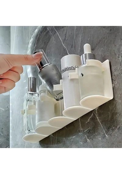 Yapışkanlı Çok Amaçlı Duvar Rafı Baharatlık Sabunluk Ve Fırçalık Organizer Diğer