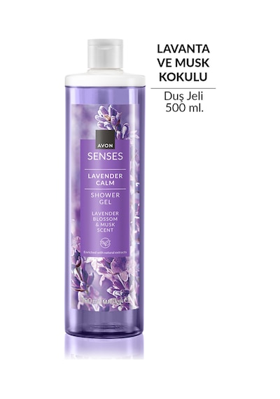 Senses Lavender Calm Lavanta Kokulu Duş Jeli 500ml Fresh