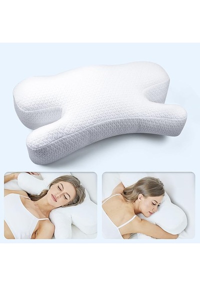 Ortovita Kırışık Giderici Güzellik Yastığı Visco Ergonomik Beyaz