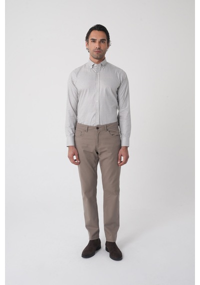 Bisse Erkek 5 Cepli Spor Pamuk Bej Pantolon Pns25k25208 D07 Bej