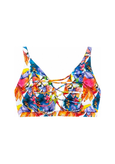 Büyük Beden Bağcıklı Göğüs Dekolteli Ayarlanabilir Askılı Yüksek Bel Yan Büzgülü Kadın Bikini Takım Çok Renkli Büyük Beden Bağcıklı Göğüs Dekolteli Ayarlanabilir Askılı Yüksek Bel Yan Büzgülü Kadın Bikini Takım Çok Renkli