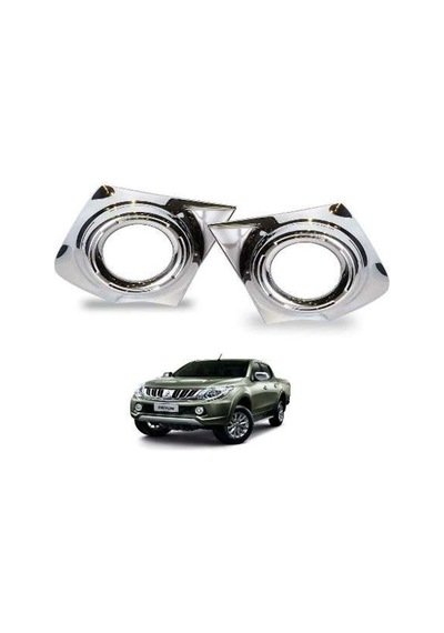 Mitsubishi L200 2015 2018 Sis Lambası Kaplama Krom
