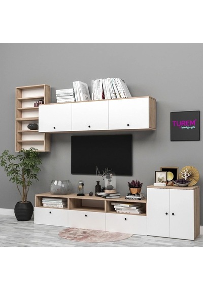 Milens Tv Ünitesi Mdf Antrasit