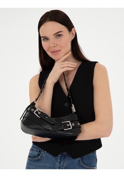 Pierre Cardin Kadın Siyah Çanta 50307554-vr046 Siyah