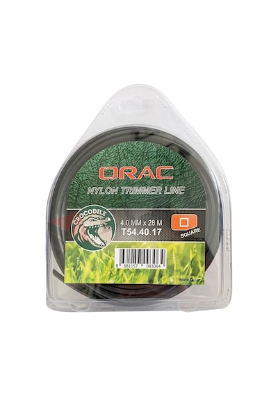 Orac Misina 4.0mm 28m Kare Crocodile Siyah