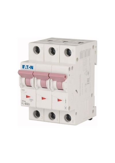 Eaton Pl7-b32/3 Minyatür Devre Kesici - 10ka - B Eğrisi - 3x32a