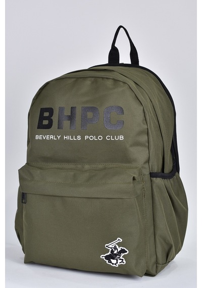 Beverly Hills Polo Club Unisex Çok Gözlü Günlük Seyahat Okul Sırt Çantası Yeşil 04163