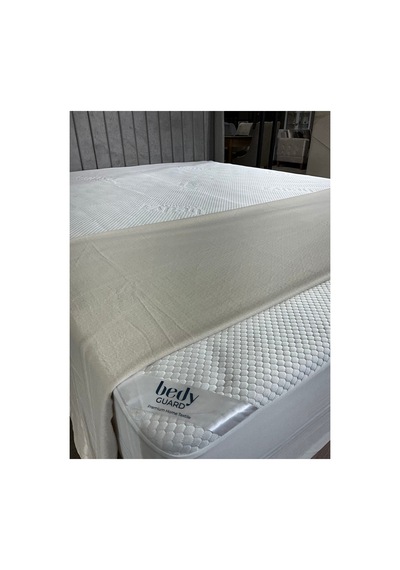 Naturel Soft Modal Pike Yatak Örtüsü Krem Krem