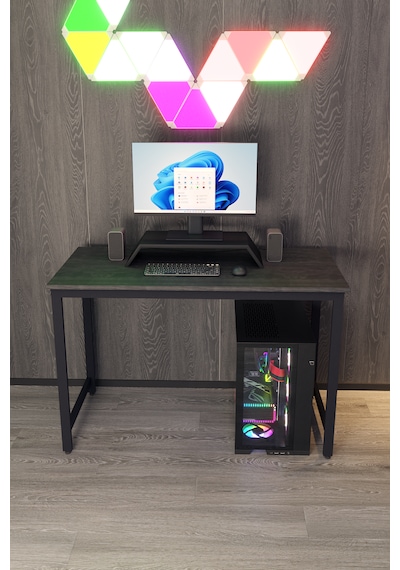 Siyah Renk Oyuncu Masası 60x120 Cm, Bilgisayar Masası, Gamer Masası, Gaming Masa, Metal Ayaklı Siyah Siyah Renk Oyuncu Masası 60x120 Cm, Bilgisayar Masası, Gamer Masası, Gaming Masa, Metal Ayaklı Siyah