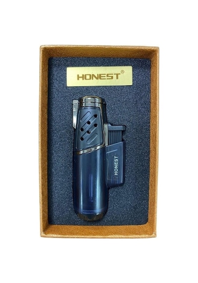 Honest Torch Jet Tipi Outdoor Jet Pürmüz Çakmak Siyah
