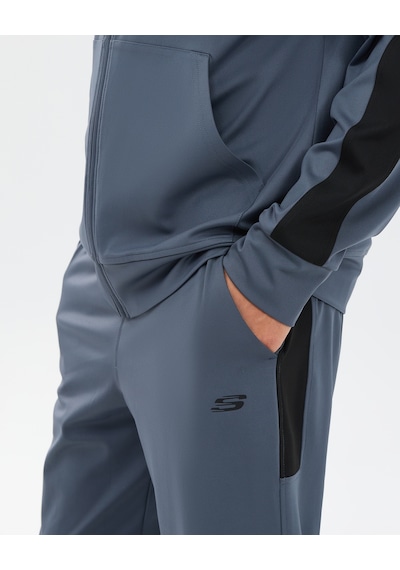 Skechers M Performance Track Suit Erkek Gri Eşofman Takımı S241211-3998