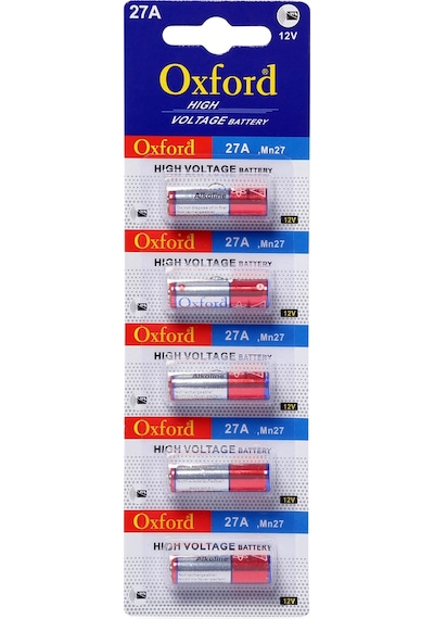 Oxford 27A MN27 V27A V27GA 12 Volt Alkalin Pil 5’li Paket