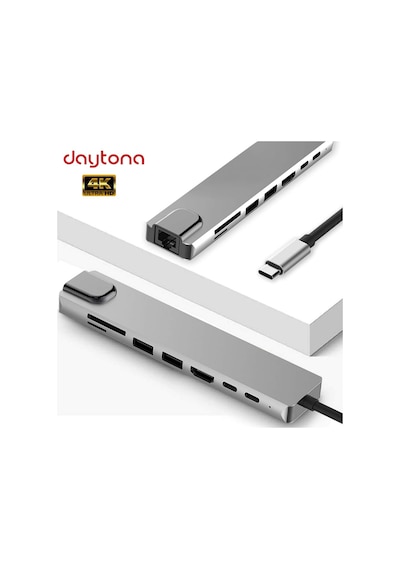 Daytona Cf04 Type-C To Usb Hdmı Rj45 6 İn1 Çevirici Adaptör Hub