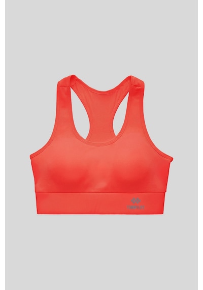 Tommy Life Neon Pembe Sırt Detaylı Dar Kalıp U Yaka Kadın Spor Büstiyer - 97120 Pembe