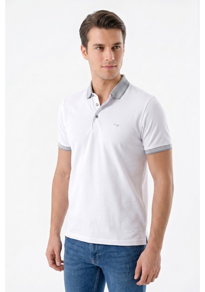 Raymons Erkek Polo Yaka Kısa Kollu Tişört Regular Kalıp T3000 Bgl-st05555 Beyaz Raymons Erkek Polo Yaka Kısa Kollu Tişört Regular Kalıp T3000 Bgl-st05555 Beyaz