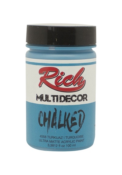 Rich Multi Decor Chalked Akrilik Boya 100 Cc. 4558 Turkuaz