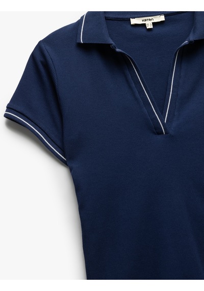 Koton Pamuklu Slim Fit Çizgili Kısa Kollu Polo Yaka Tişört Lacivert 5sak50015ek Lacivert Koton Pamuklu Slim Fit Çizgili Kısa Kollu Polo Yaka Tişört Lacivert 5sak50015ek Lacivert