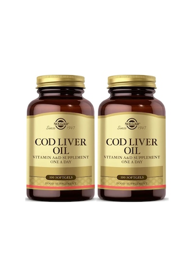 Solgar Cod Liver Oil 2 x 100 Kapsül