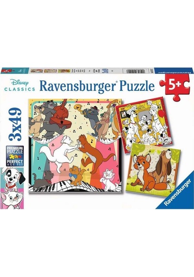 Ravensburger Walt Disney Hayvanlar Puzzle 3 X 49 Parça