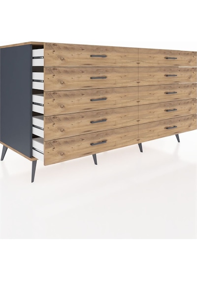 Kronos Konsol 10 Çekmeceli 176x59x99 Antrasit-çam Atlas Çam/atlas Çam - Antrasıt Kronos Konsol 10 Çekmeceli 176x59x99 Antrasit-çam Atlas Çam/atlas Çam - Antrasıt