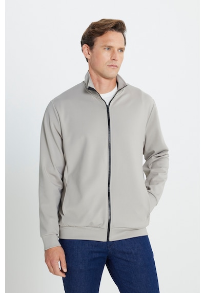 AC&Co / Altınyıldız Classics Erkek Bej Pamuklu Standart Fit Normal Kesim Dik Yaka Cepli Esnek Sweatshirt Bej AC&Co / Altınyıldız Classics Erkek Bej Pamuklu Standart Fit Normal Kesim Dik Yaka Cepli Esnek Sweatshirt Bej