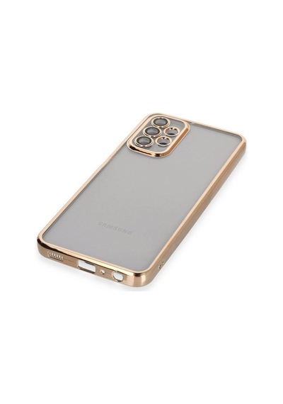 Samsung Galaxy Uyumlu A23 4g Kılıf Razer Lensli Silikon - Gold