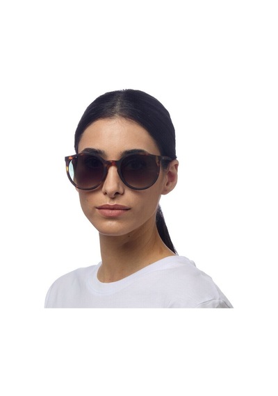 Okkia Berlino Unisex Güneş Gözlüğühavana / Lens : Kahverengi Gradyan Kahverengi - Leopar